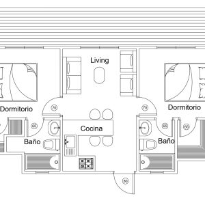 Casa Modelo Queulat  Casa 44 Mts2